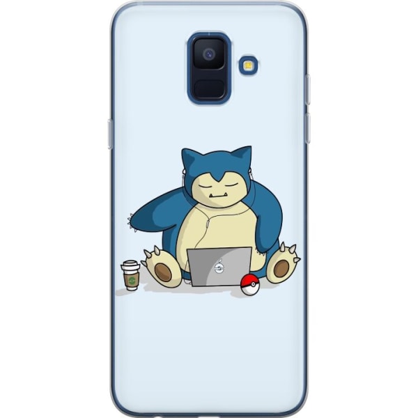 Samsung Galaxy A6 (2018) Gennemsigtig cover Pokemon Rolig