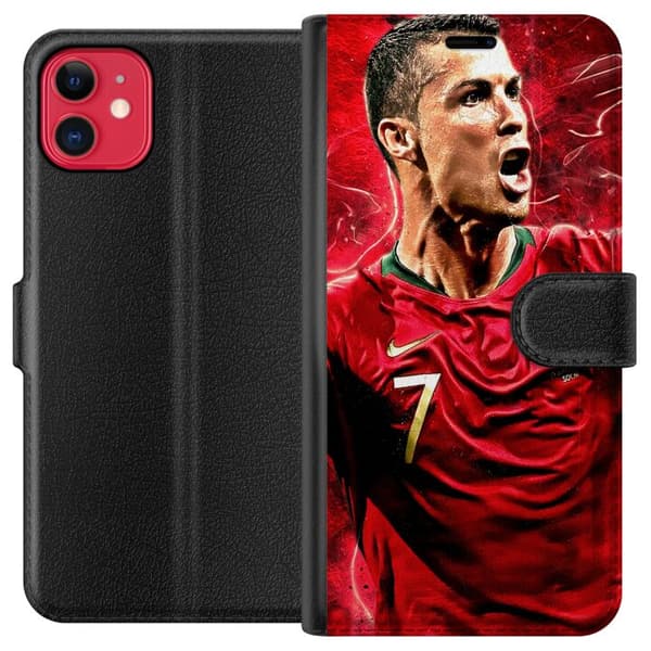 Kompatibel Tegnebogsetui til Apple iPhone 11 Ronaldo