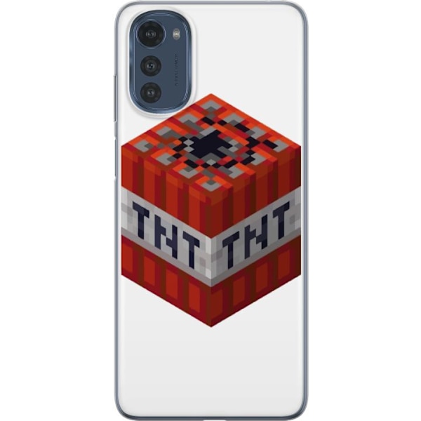 Motorola Moto E32s Gjennomsiktig deksel Minecraft TNT