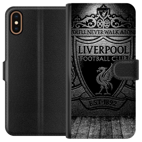Apple iPhone X Tegnebogsetui Liverpool FC