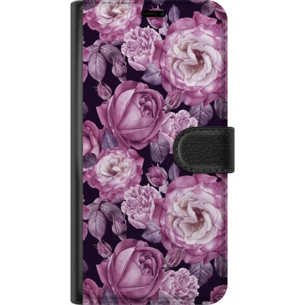 Samsung Galaxy A50 Tegnebogsetui Blomster