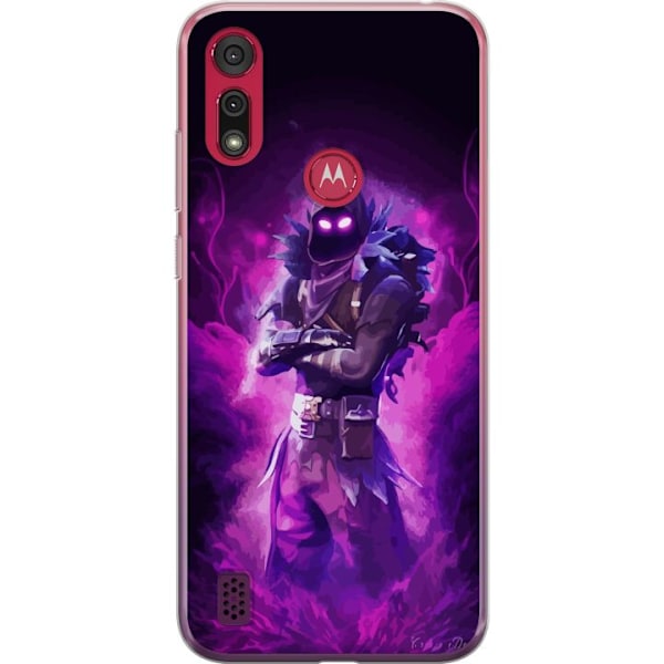 Motorola Moto E6s (2020) Gennemsigtig cover Fortnite