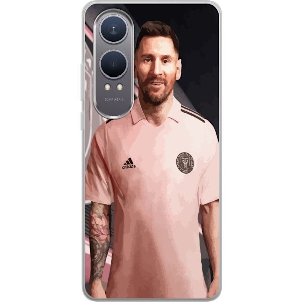 OnePlus Nord CE4 Lite Läpinäkyvä kuori Lionel Messi