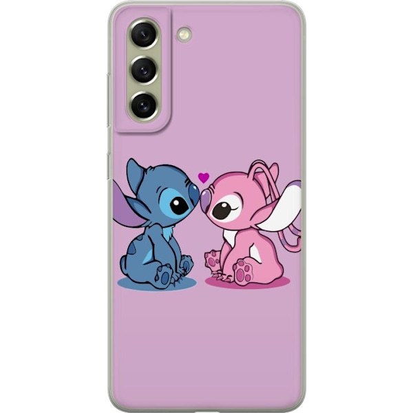Samsung Galaxy S21 FE 5G Läpinäkyvä kuori lilo & stitch 2025