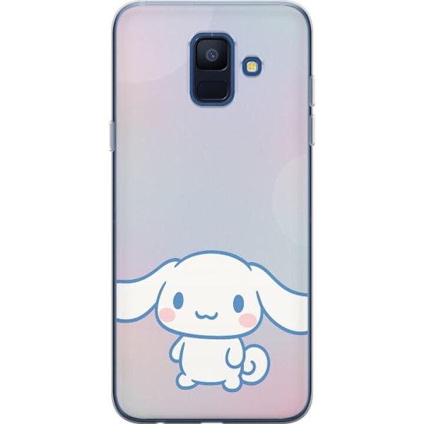 Samsung Galaxy A6 (2018) Genomskinligt Skal Kawaii Sanrio Cinnamonroll