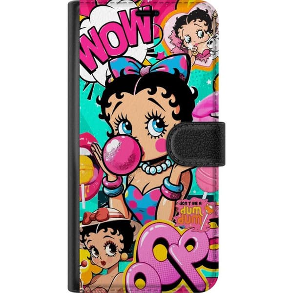Kompatibel Tegnebogsetui til Apple iPhone 13 mini Betty Boop
