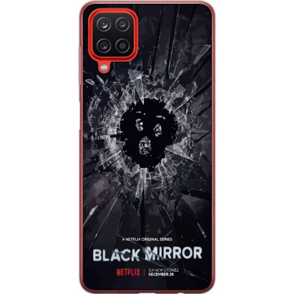 Samsung Galaxy A12 Genomskinligt Skal Black Mirror Sci-Fi Netf