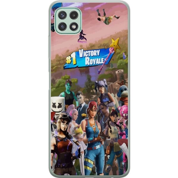 Samsung Galaxy A22 5G Genomskinligt Skal Fortnite