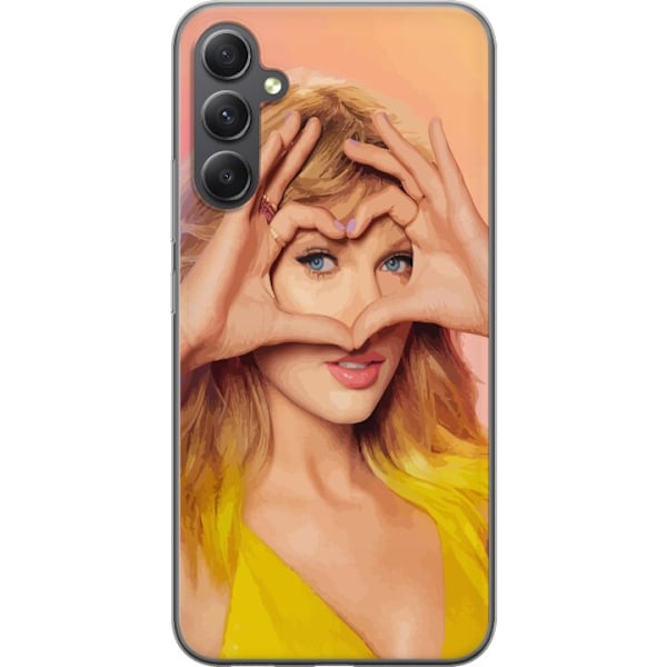 Samsung Galaxy A15 5G Läpinäkyvä kuori Taylor Swift