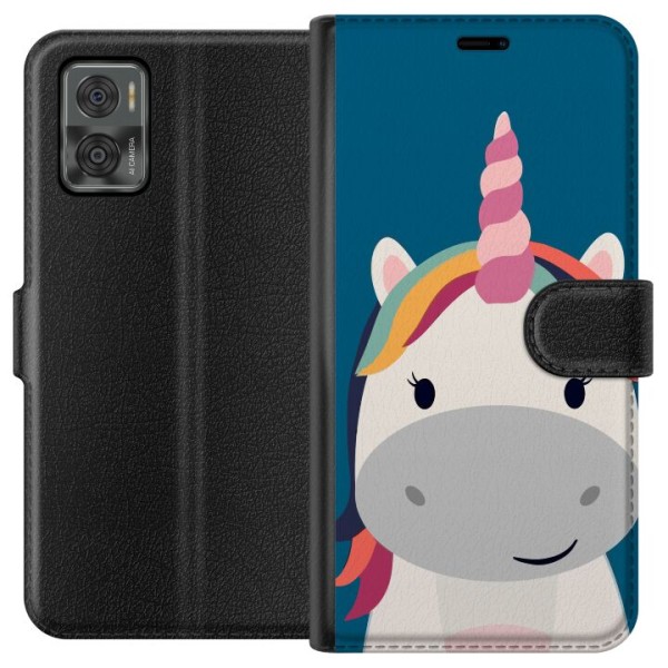 Motorola Moto E22i Plånboksfodral Enhörning / Unicorn
