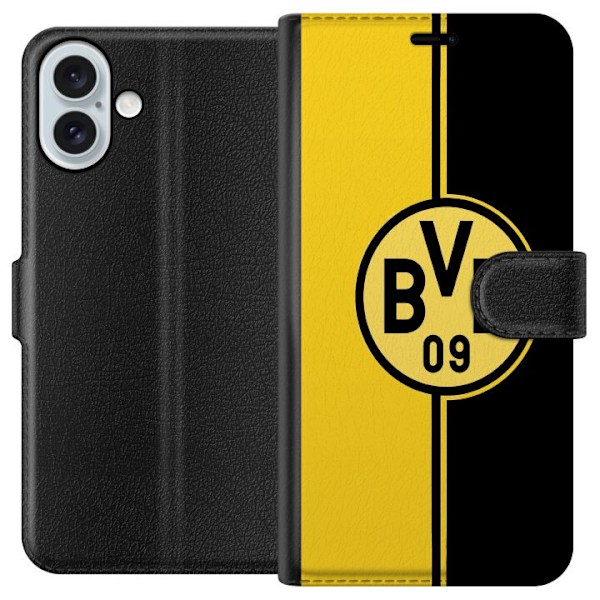 Apple iPhone 16 Plus Lompakkokotelo Borussia Dortmund