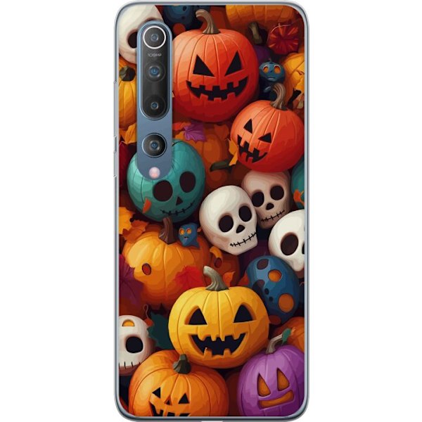 Xiaomi Mi 10 5G Gjennomsiktig deksel Halloween mønster 2024