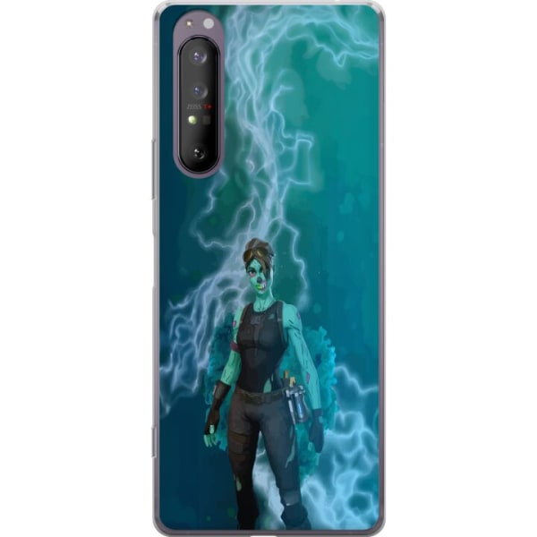 Sony Xperia 1 II Gjennomsiktig deksel Fortnite - Ghoul Trooper