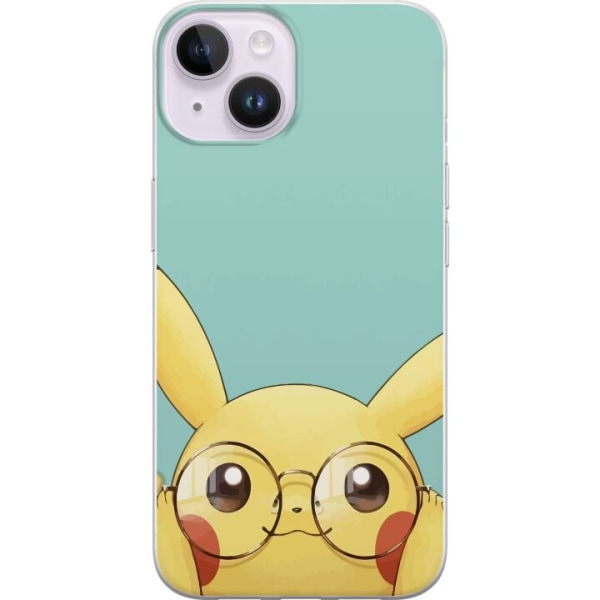 Apple iPhone 15 Gennemsigtig cover Pikachu briller