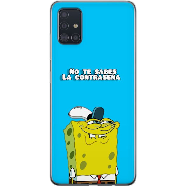 Samsung Galaxy A51 Genomskinligt Skal SpongeBob SquarePants