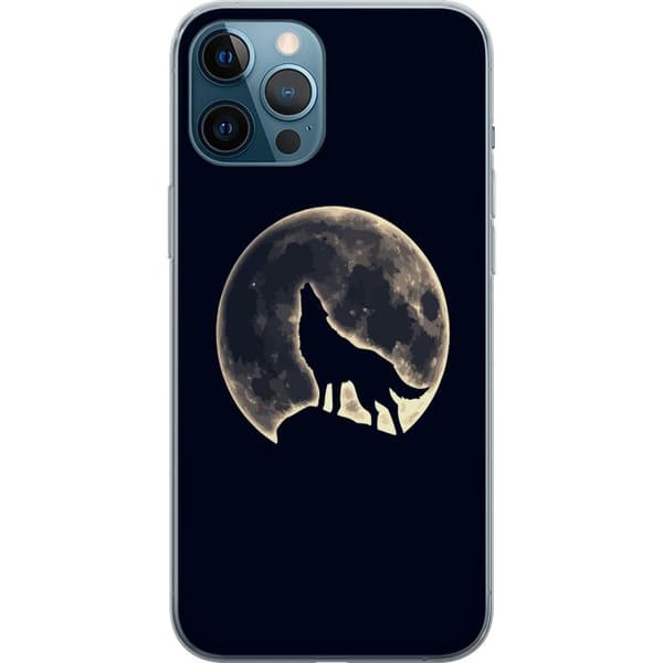 Kompatibel Mobilcover til Apple iPhone 12 Pro Max Ulve Måne