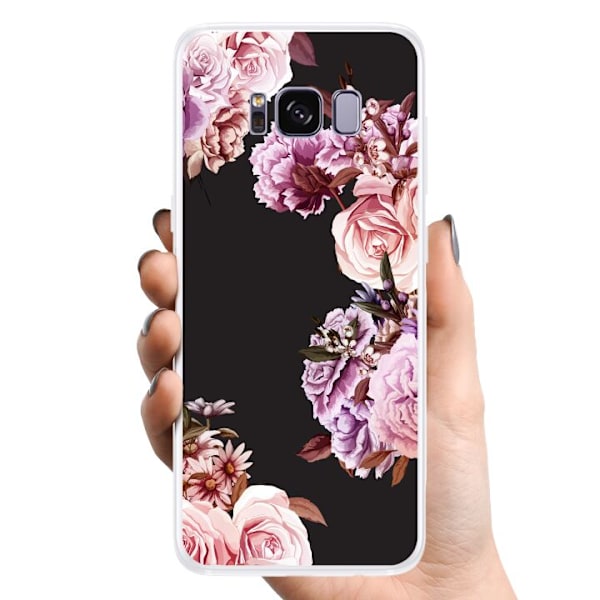 Samsung Galaxy S8 TPU Mobilskal Blommor
