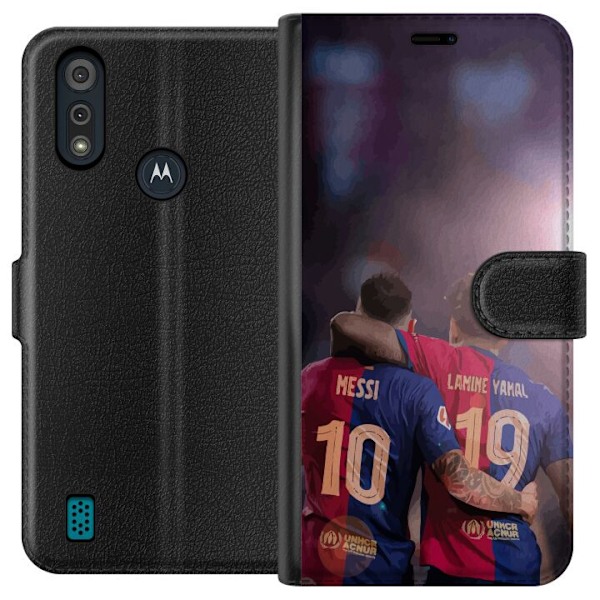 Motorola Moto E6i Lommeboketui Lamine Yamal VS Messi