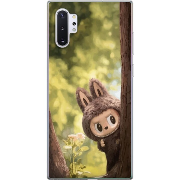 Samsung Galaxy Note10+ Genomskinligt Skal Labubu Graffiti Vibes – Gatukonst i monsterform