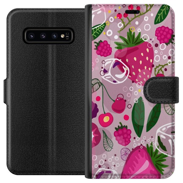 Samsung Galaxy S10 Lompakkokotelo Hedelmä