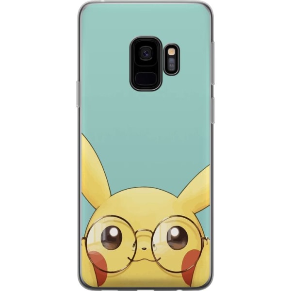 Samsung Galaxy S9 Läpinäkyvä kuori Pikachu lasit