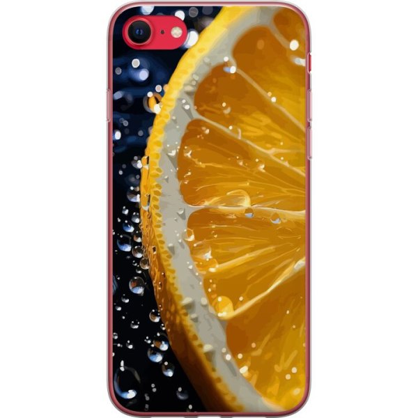 Apple iPhone SE (2020) Gennemsigtig cover Appelsin