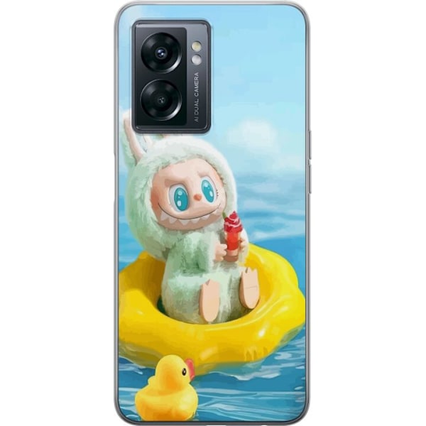 OnePlus Nord N300 Genomskinligt Skal Labubu Stripe Attack –