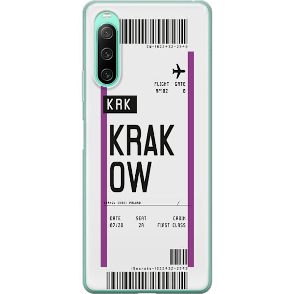 Sony Xperia 10 IV Gennemsigtig cover Krakow