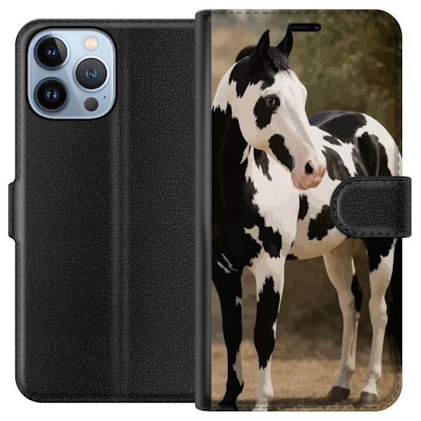 Apple iPhone 13 Pro Max Plånboksfodral Vacker Häst – elega