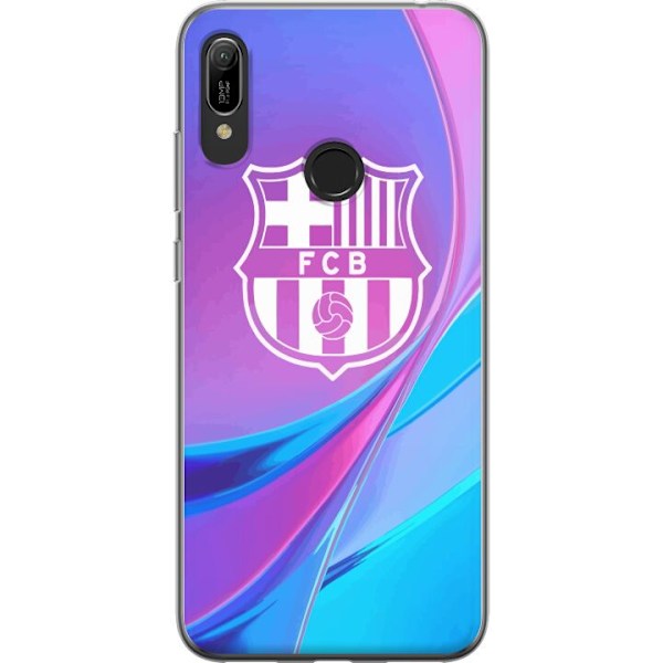 Huawei Y6 (2019) Genomskinligt Skal FC Barcelona