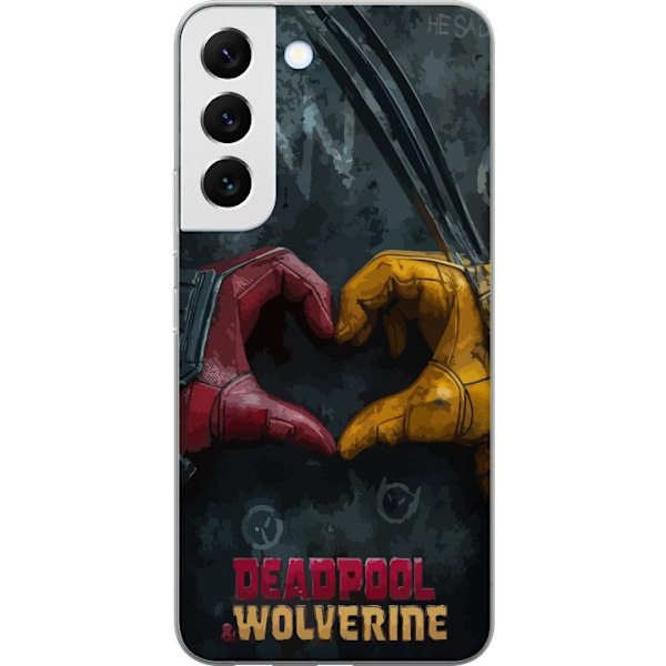 Samsung Galaxy S22+ 5G Läpinäkyvä kuori Wolverine Deadpool