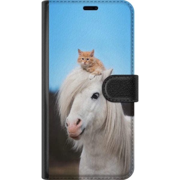OnePlus 8T Lommeboketui Hest & Katt