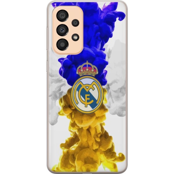 Samsung Galaxy A33 5G Genomskinligt Skal Real Madrid Färger