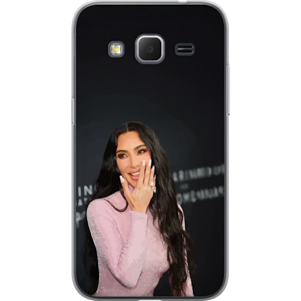 Samsung Galaxy Core Prime Läpinäkyvä kuori Kim Kardashian