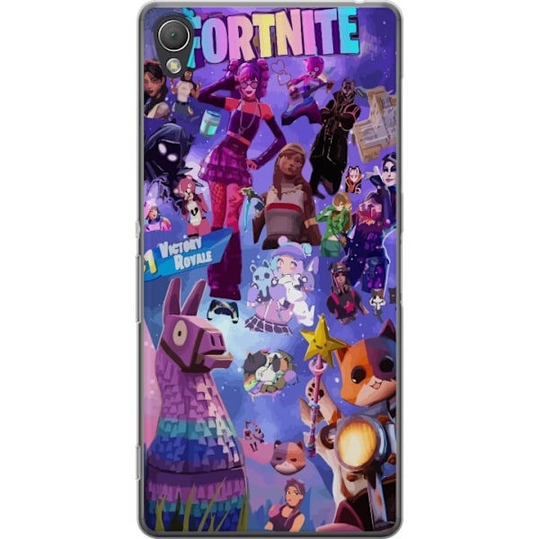 Sony Xperia Z3 Läpinäkyvä kuori Fortnite