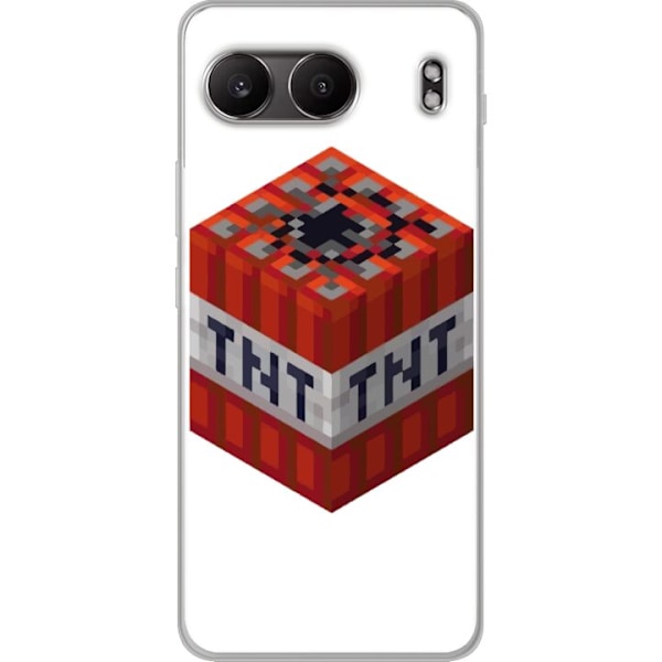 OnePlus Nord 4 Genomskinligt Skal Minecraft TNT
