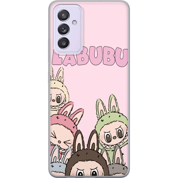 Samsung Galaxy A82 5G Genomskinligt Skal Labubu Pop Mart Karaktärer Figurer Samlarobjekt Populär Figurserie Design Pop Mart Toy Art Motiv