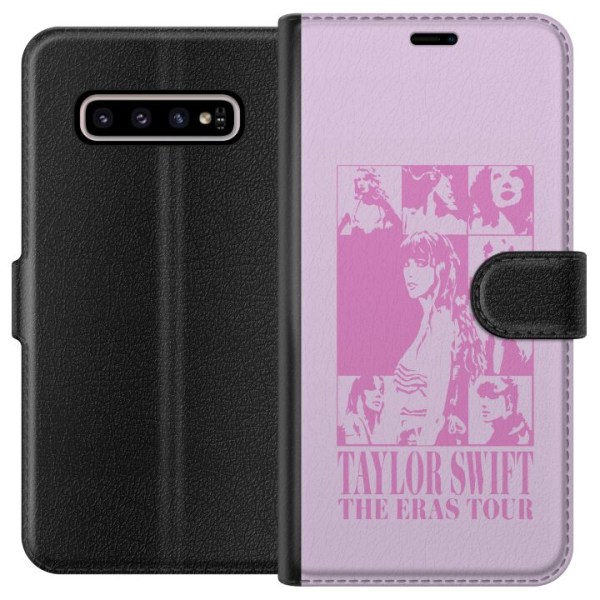 Samsung Galaxy S10+ Plånboksfodral Taylor Swift - Pink
