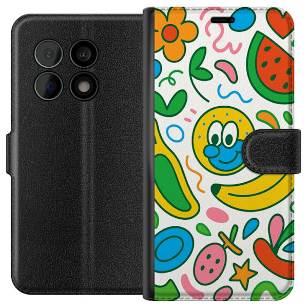 OnePlus 10 Pro Tegnebogsetui Sommerfugle Slør