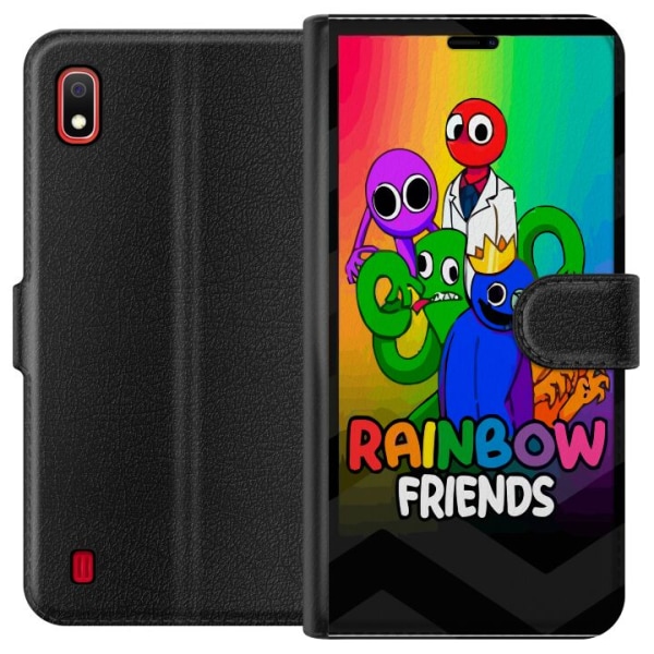 Samsung Galaxy A10 Plånboksfodral Rainbow Vänner