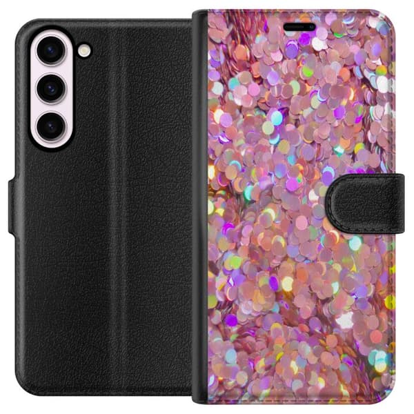 Kompatibelt Plånboksfodral till Samsung Galaxy S23+ Glitter