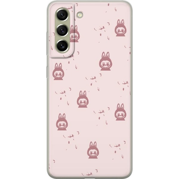 Samsung Galaxy S21 FE 5G Läpinäkyvä kuori Labubu Neon Pop -