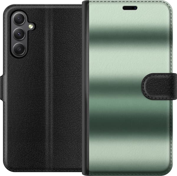Kompatibel Tegnebogsetui til Samsung Galaxy S23 FE Grøn skovgradient grøn