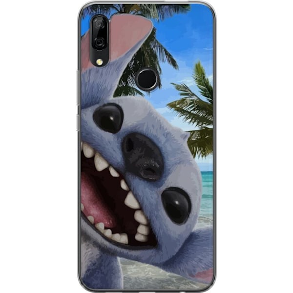 Huawei P Smart Z Genomskinligt Skal Stitch mobilskal med Palmer i söt vänskapsdesign