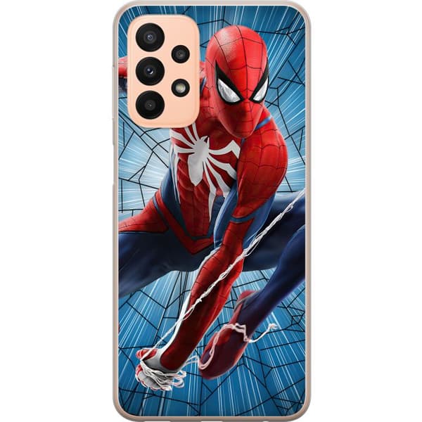 Kompatibelt Mobildeksel til Samsung Galaxy A23 Spiderman