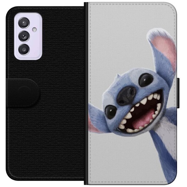 Samsung Galaxy A82 5G Lompakkokotelo Stitch liikkeessä - Kawaii-suunnittelu faneille ja lapsille