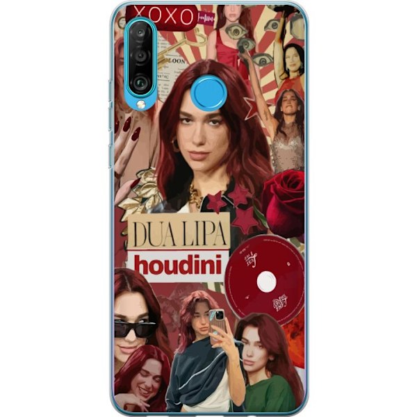 Huawei P30 lite Genomskinligt Skal Dua Lipa – Fashion & Style Edit