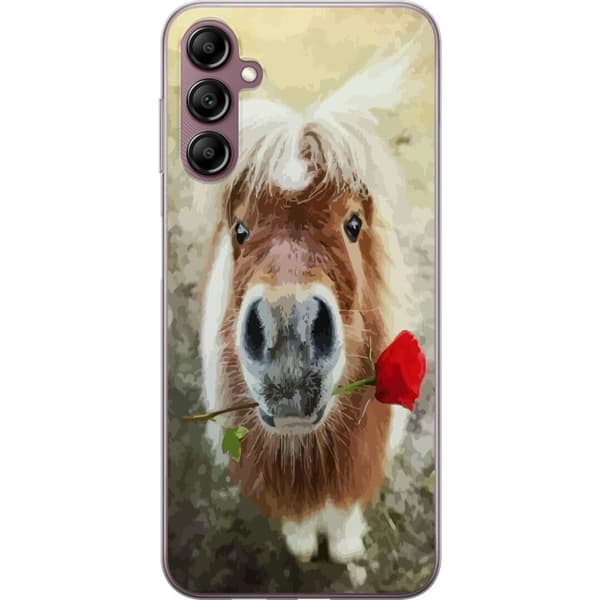 Kompatibelt Mobildeksel til Samsung Galaxy A14 5G Pony med ros