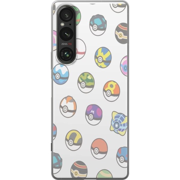 Sony Xperia 1 V Gennemsigtig cover Pokemon