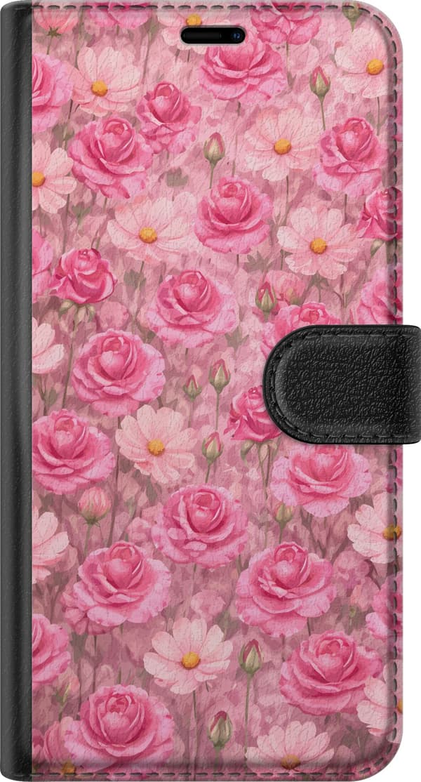 Kompatibel Tegnebogsetui til Samsung Galaxy S20 FE Kronbladsdrøm Pudderrosa